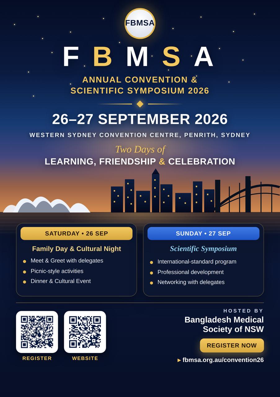 BAMSSA members invited to FBMSA Annual Convention & Scientific Symposium 2026